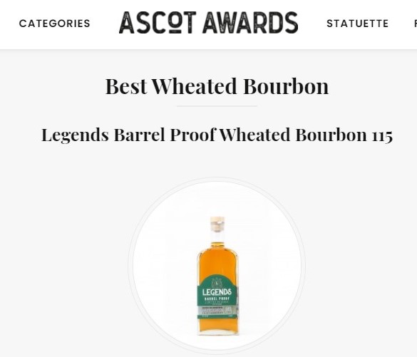 Judged The Best: Legends Wheated Bourbon